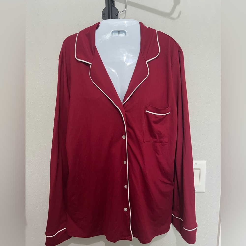 Women’s Alfani Knit Notched Pajama Set